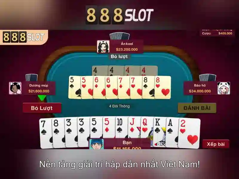 Danh sách trò chơi đa dạng tại 888slot
